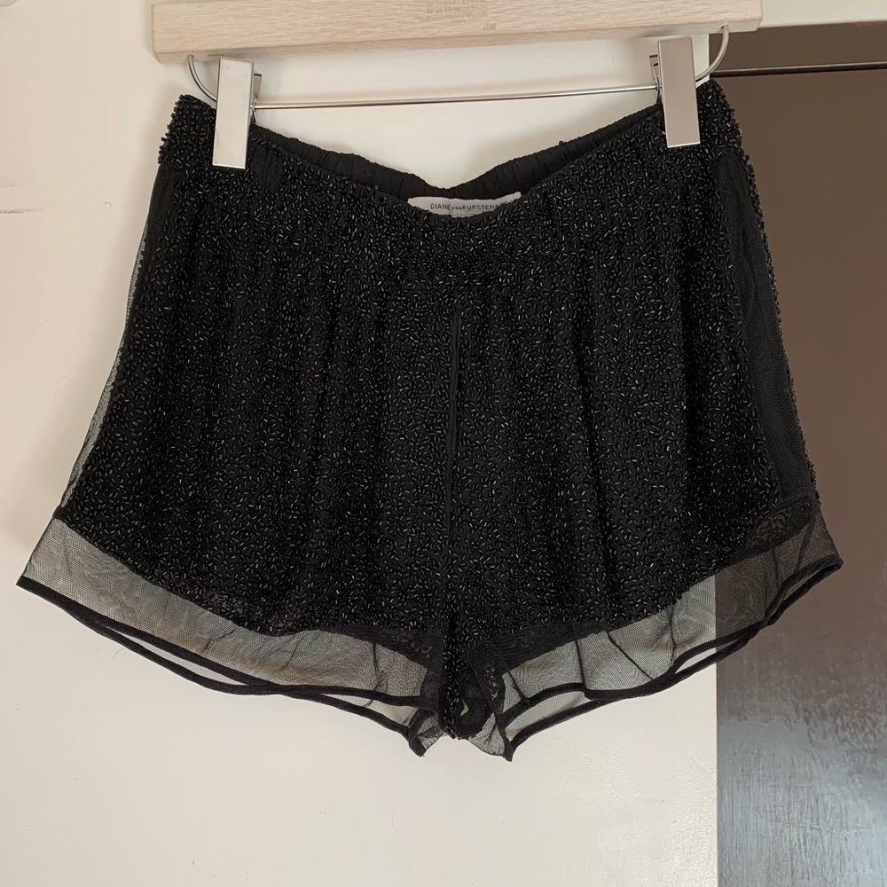 DVF sporty embellished shorts